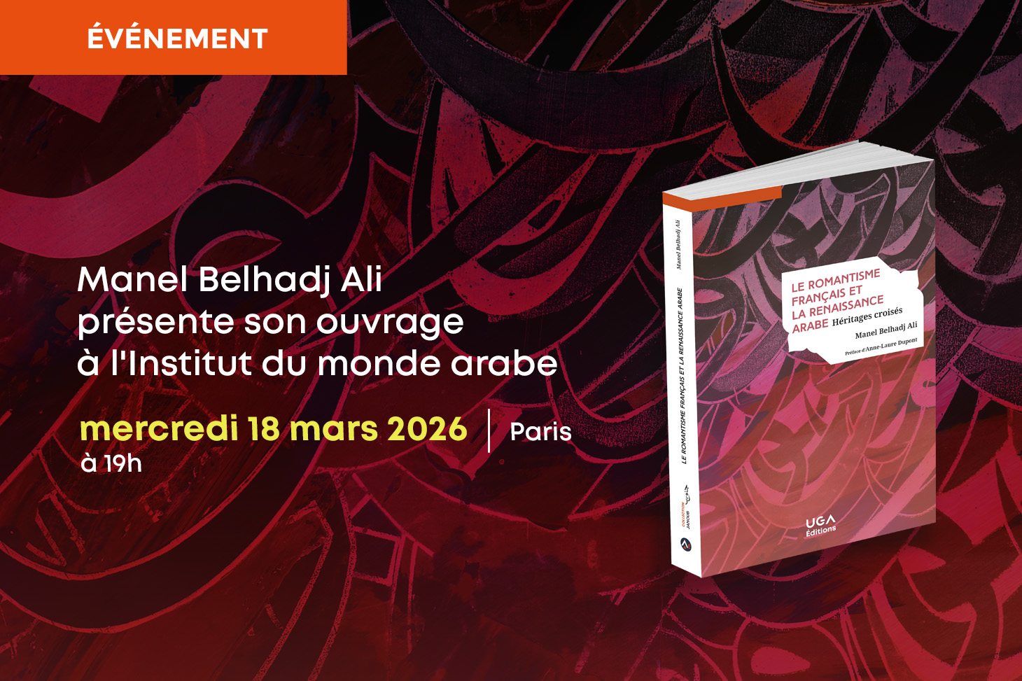 Manel Belhadj Ali présente son ouvrage à l'Institut du monde Arabe