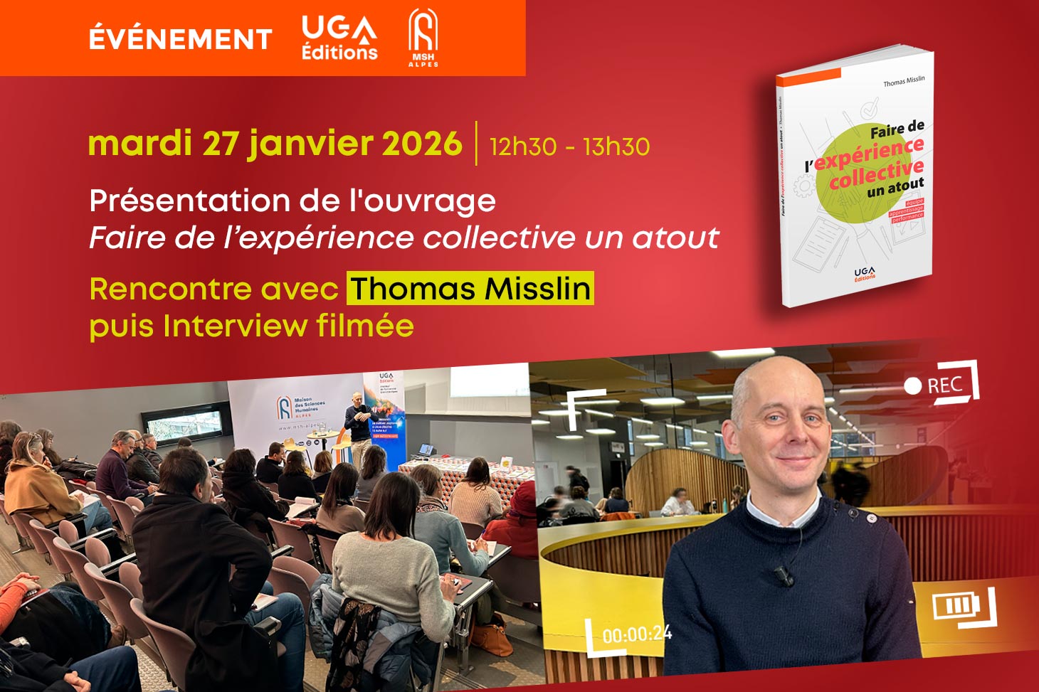Retour sur la journée dédiée à l’ouvrage “Faire de l'expérience collective un atout"