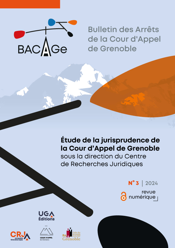 BACAGe n° 3 / 2024