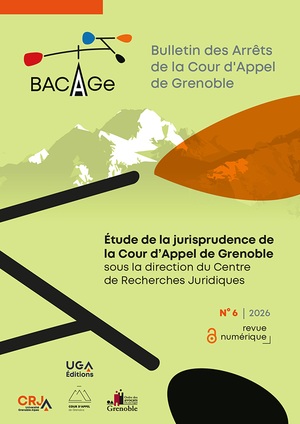 BACAGe n° 6 / 2026