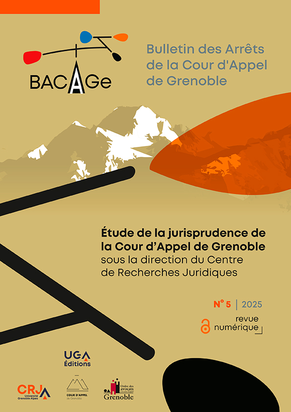 BACAGe n° 5 / 2025