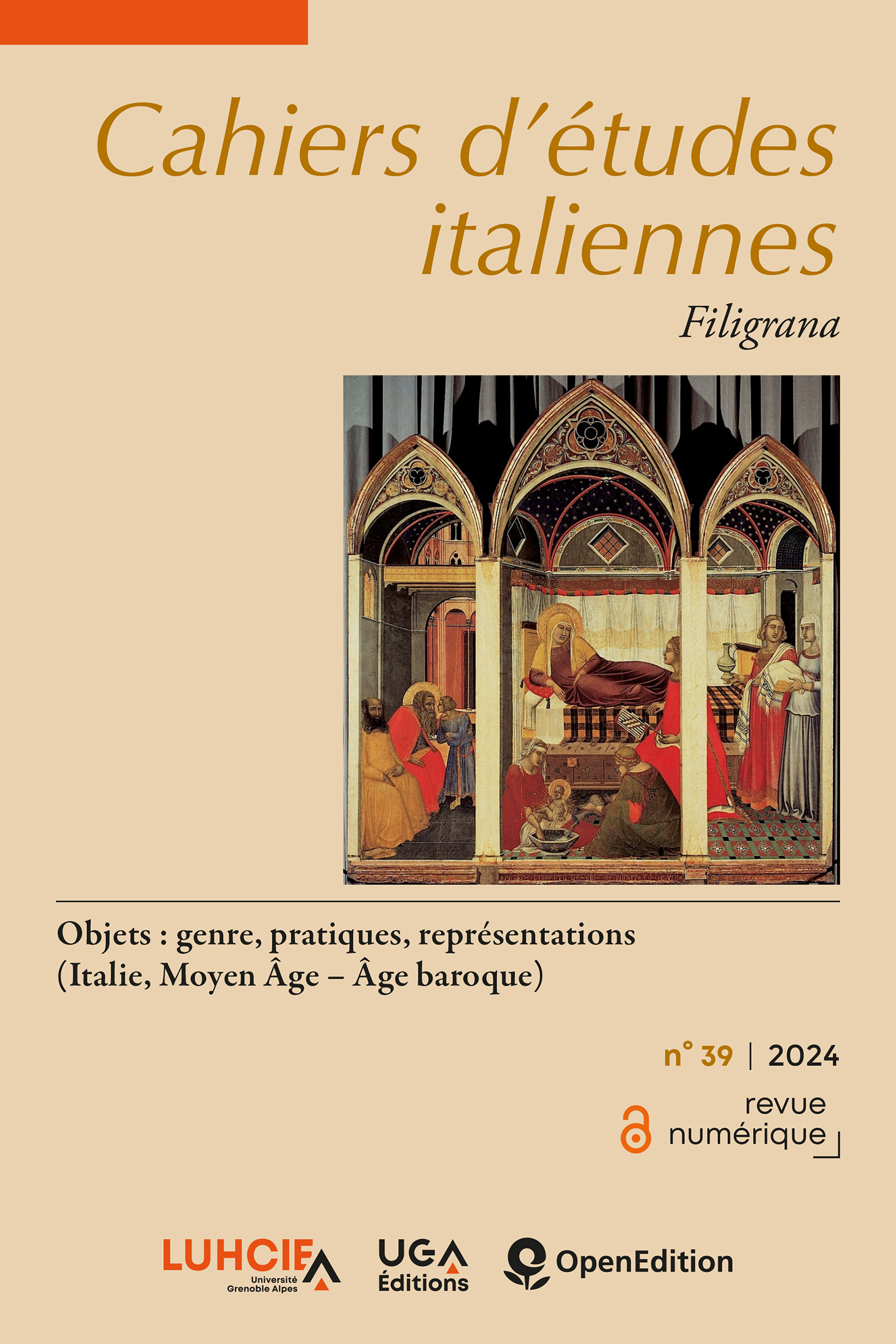 Cahiers d'études italiennes n° 39 / 2024